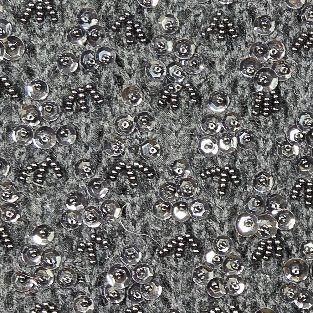 Imperial Imports 1950-60s - Sequin, beaded, and Lined - Black Sweater, Women's X - Picture 4 of 9
